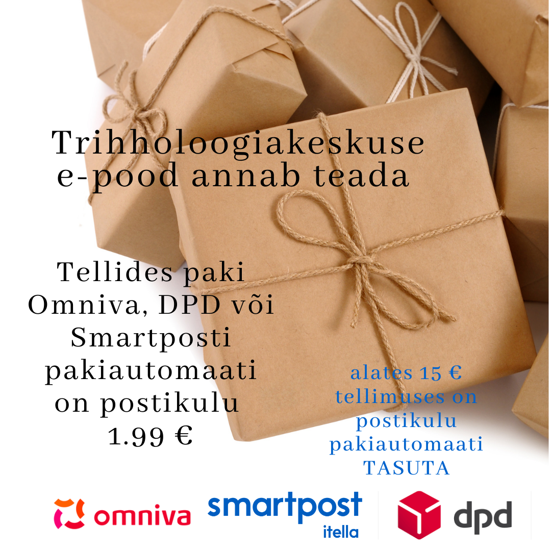 Trihholoogiakeskus FB ja instagram postikulu 1.99